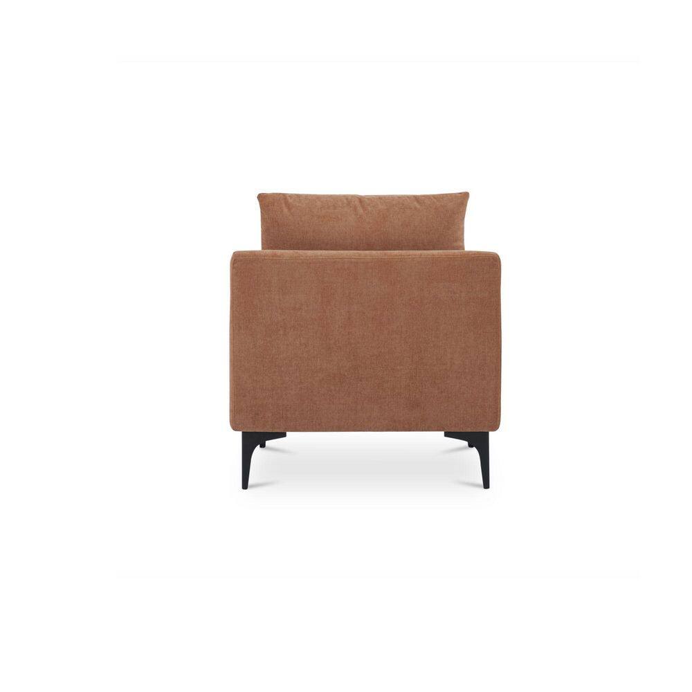 Arm chair from the back view showing the backrest.
