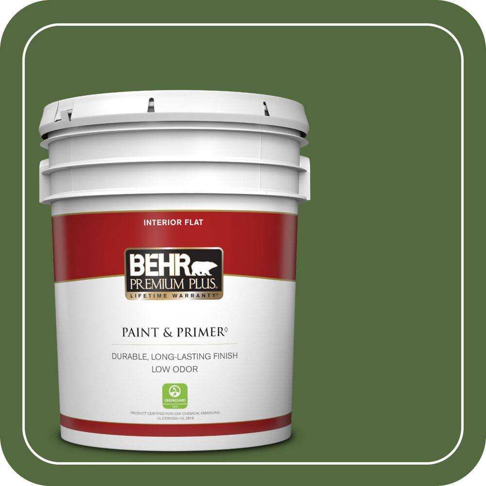 5 gal. #M380-7 Alfalfa Extract Flat Low Odor Interior Paint & Primer price history on PriceWatchPro