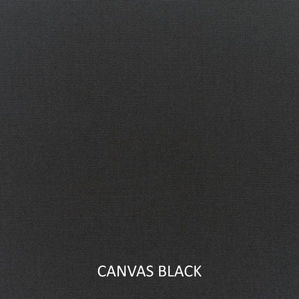 Black Canvas Outdoor Fabric