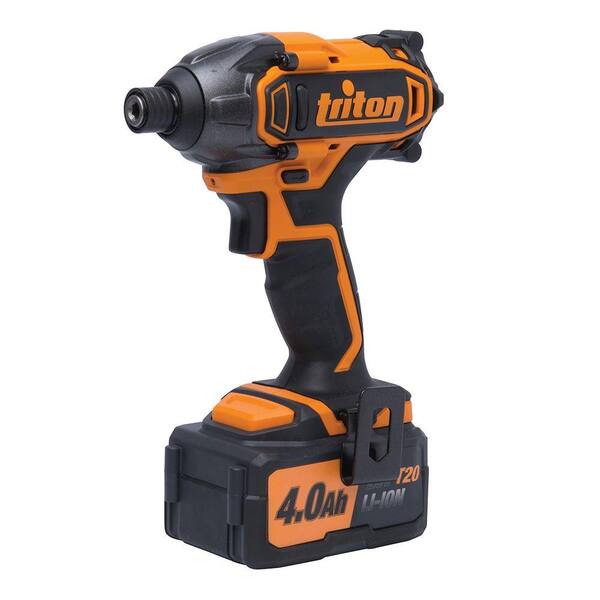 Triton 20-Volt Lithium-Ion 1/4 in. Cordless Compact Impact Driver