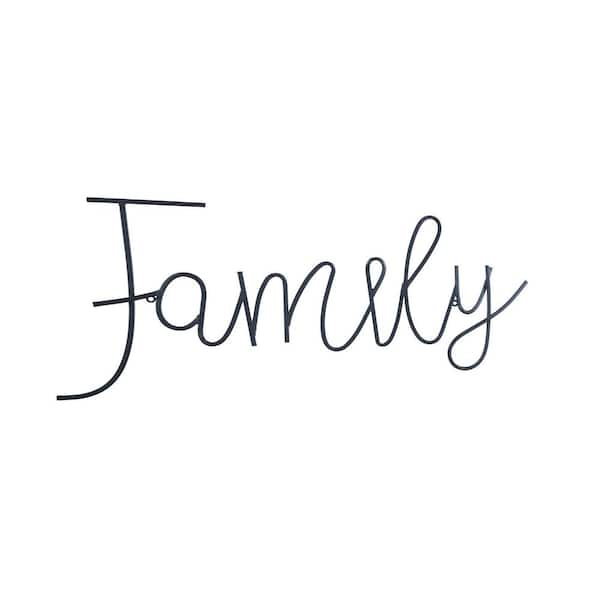 Unbranded Family Metal Wall Decor