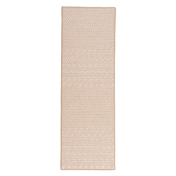 Home Decorators Collection Sadie Sand 2 ft. x 12 ft. Indoor/Outdoor Patio Braided Runner Rug
