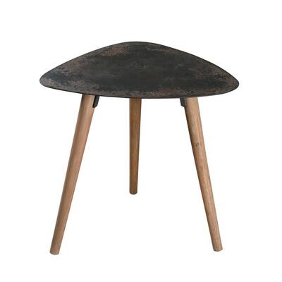 Svarn 23 in. Brown Accent Table