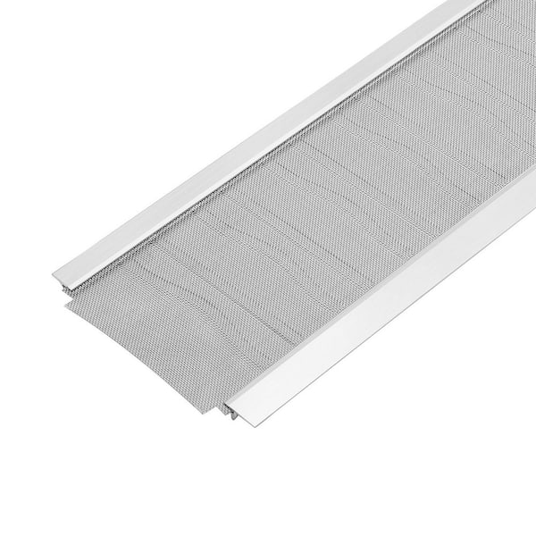 VEVOR Gutter Guard, 6 in. Aluminum Gutter Cover with Stainless