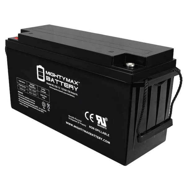 MIGHTY MAX BATTERY 12V 150AH SLA Replacement Battery for PV Solar Power