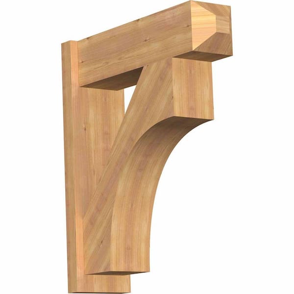 Ekena Millwork 8 in. x 30 in. x 26 in. Westlake Craftsman Smooth Western Red Cedar Outlooker