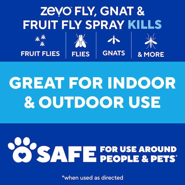 Flying Insect Killer Spray for Gnats and Mosquitoes 10 oz