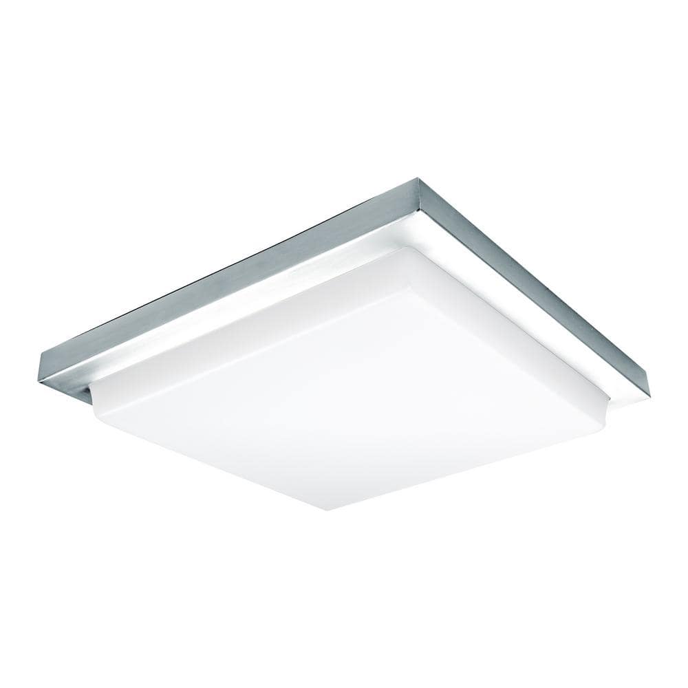 Metro 18" Energy Star Square Flush Mount with Acrylic Diffuser in Chrome