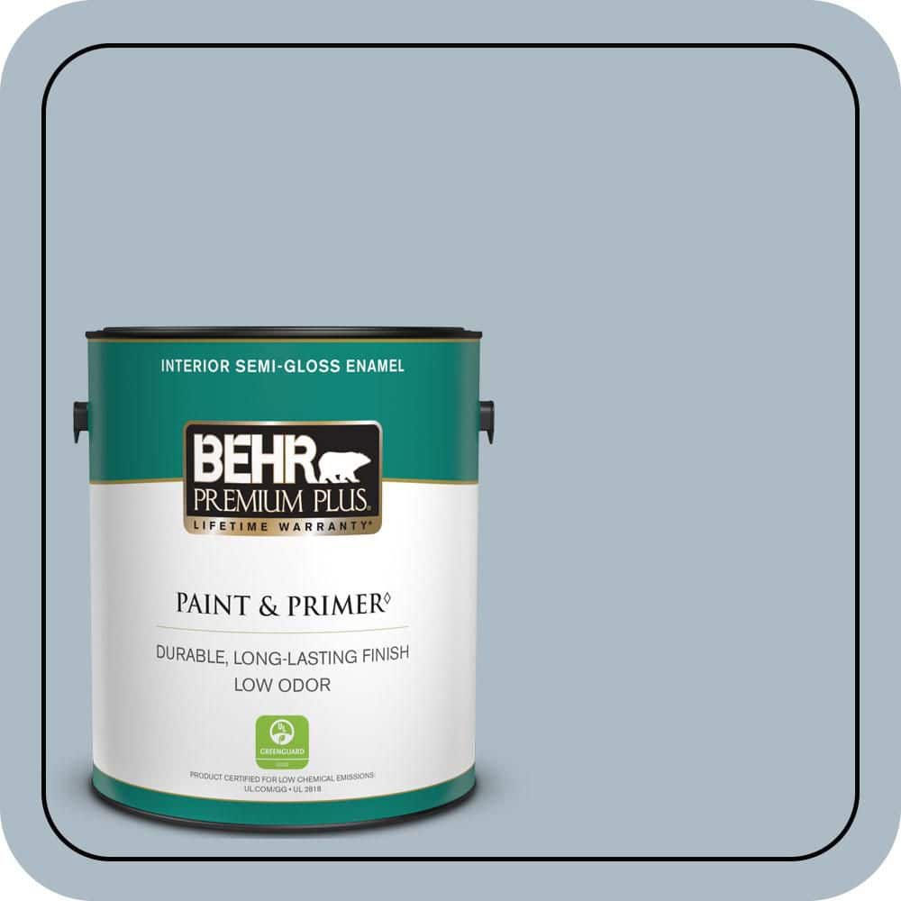 1 gal. #PPU14-12 Hazy Skies Semi-Gloss Enamel Low Odor Interior Paint & Primer price history on PriceWatchPro