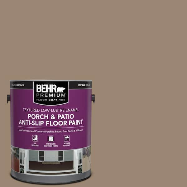 1 gal. #SC-153 Taupe Textured Low-Lustre Enamel Interior/Exterior Porch and Patio Anti-Slip Floor Paint