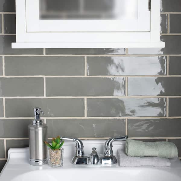 Chester Grey 3 in. x 12 in. Ceramic Wall Tile (5.72 sq. ft./Case)