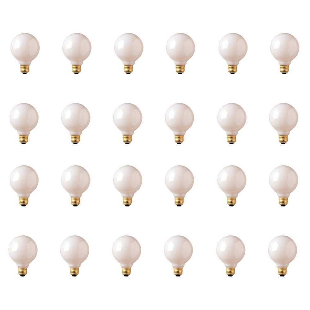 Bulbrite 25-Watt Warm White Light G25 (E26) Medium Screw Base Dimmable ...