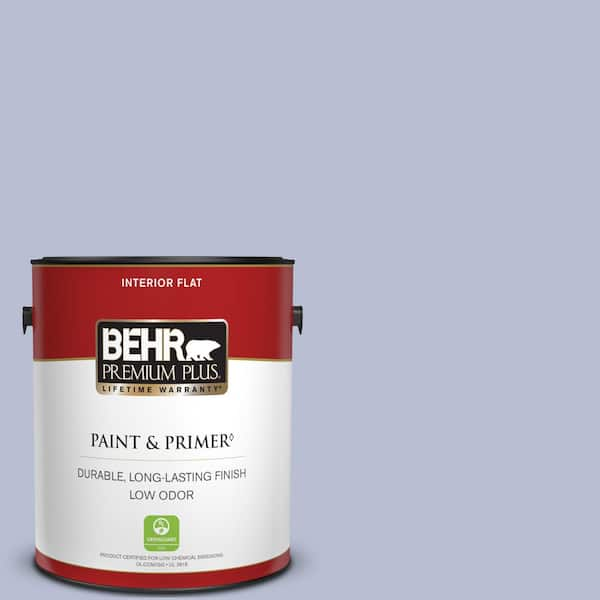 BEHR PREMIUM PLUS 1 gal. #PPU15-15 Sweet Juliet Flat Low Odor Interior Paint & Primer