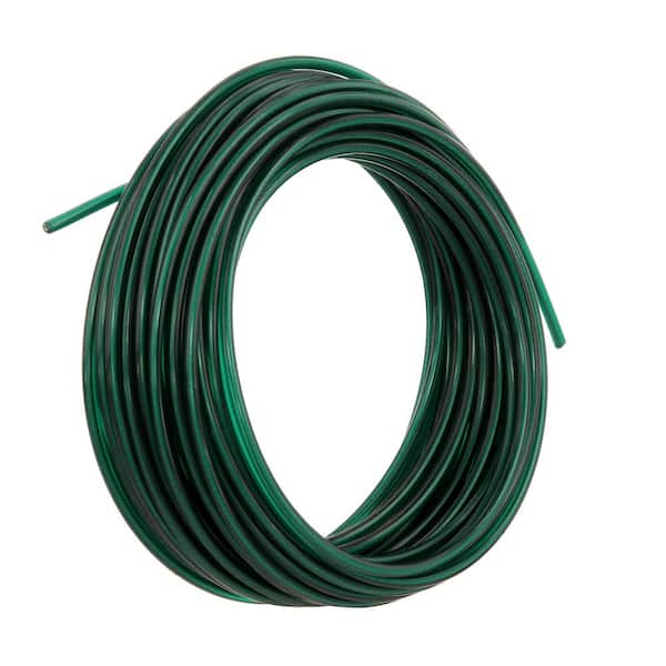 Everbilt 5/32 in. x 50 ft. Vinyl Coated Wire Clothesline, Green