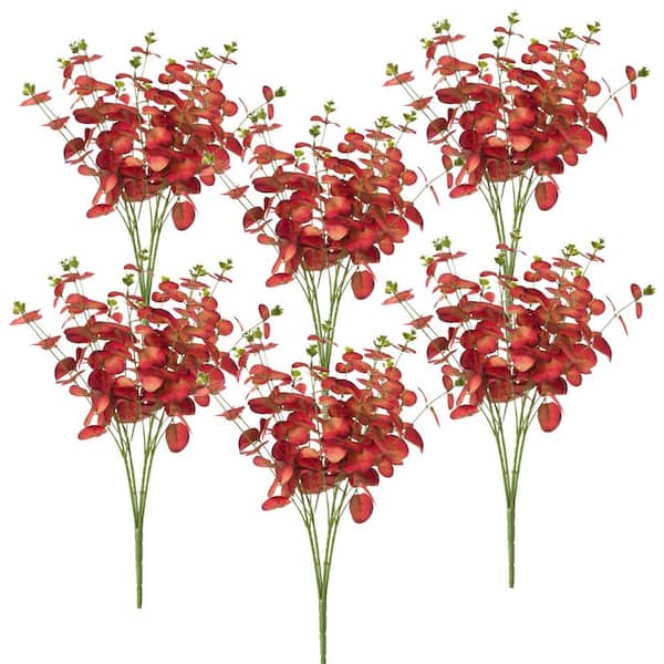 19 .7 in. Red Artificial Assorted Flowers Floral Arrangements