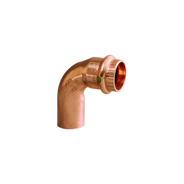 Viega ProPress 1-1/2 in. Press x 1-1/2 in. FTG Copper 90-Degree Street Elbow