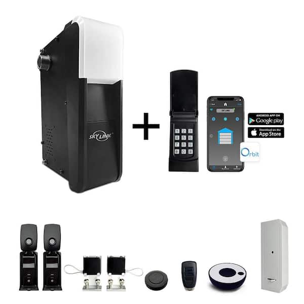 SkyLink Side Wall Mount Quiet Garage Door Opener with WiFi and LED