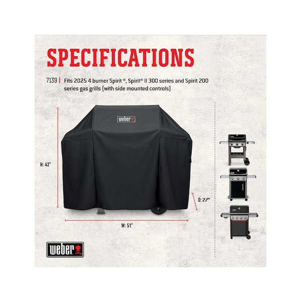 Premium Grill Cover for Large Spirit Grills