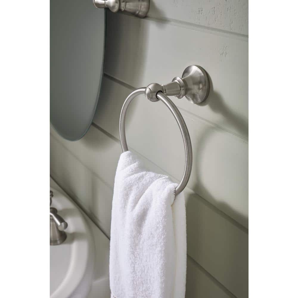 Vale Brushed Nickel Wall Mounted Towel Bar