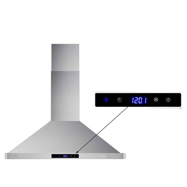 30 in. 700CFM Ducted Insert Range Hood in Sliver Stainless Steel 