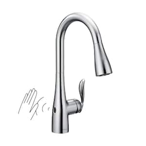 Arbor Touchless Single-Handle Pull-Down Sprayer Kitchen Faucet with MotionSense Wave in Chrome