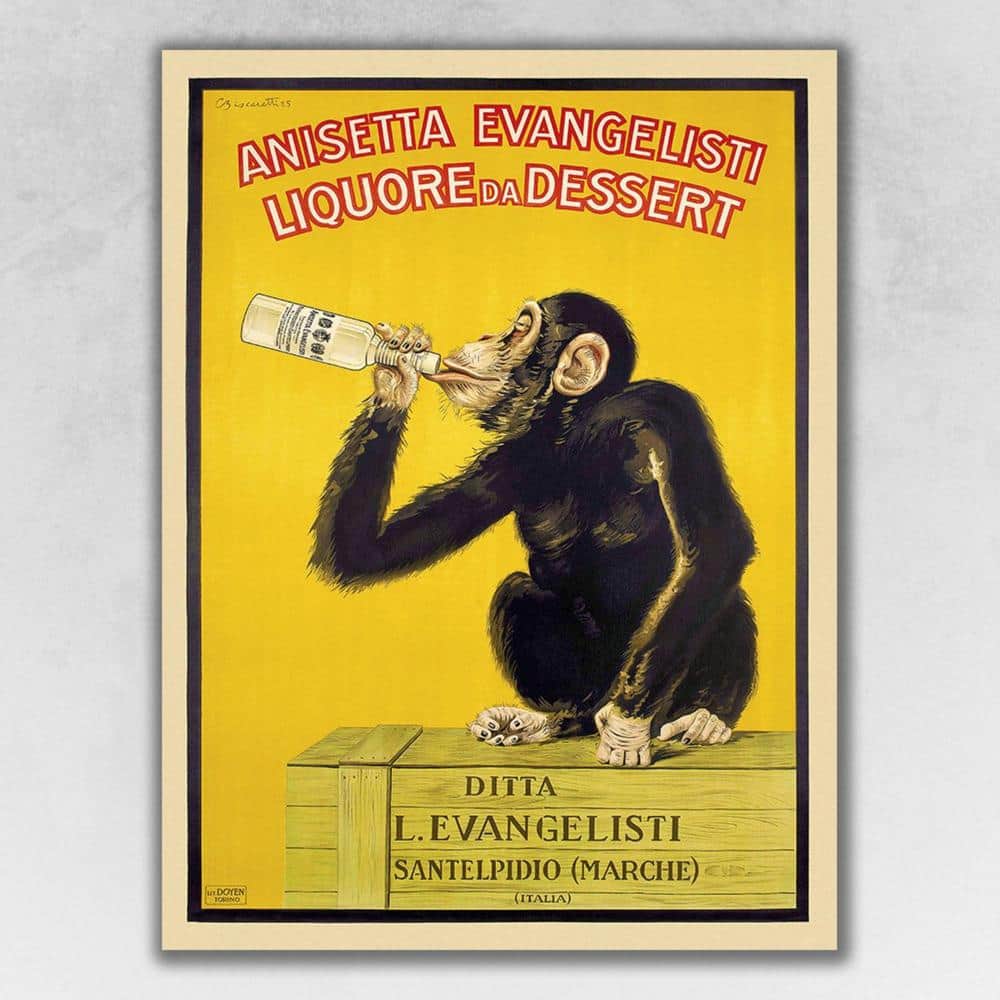 Market Anisetta Evangelisti Italian Liquor Wooden Wall Art price history on PriceWatchPro