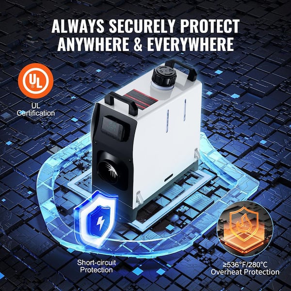 SKYSHALO 5-8KW Diesel Heater, Diesel Air Heater All in-1, with