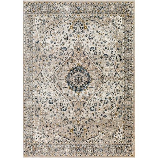 Artistic Weavers Rey Ivory 8 ft. x 10 ft. Traditional Indoor Area Rug