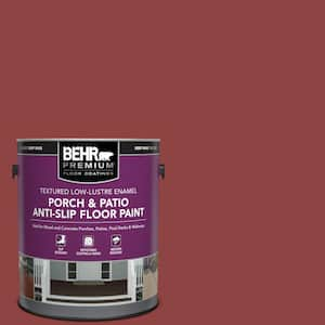 1 gal. #160D-7 Cranberry Whip Textured Low-Lustre Enamel Interior/Exterior Porch and Patio Anti-Slip Floor Paint