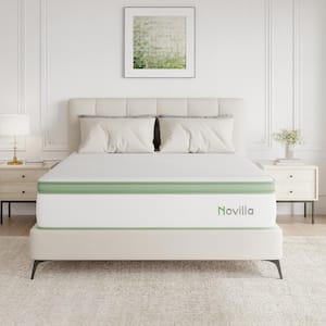 King Medium Gel Memory Foam Hybrid Mattress 14 in. Bed-in-a-Box Mattress