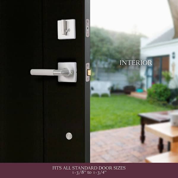 Home Decorators Collection Woodward Satin Nickel Door Handleset