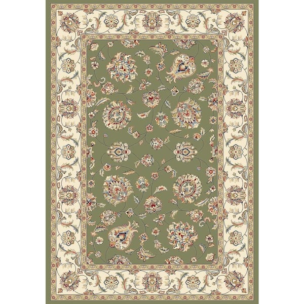 Judith Green/Ivory 4 ft. x 6 ft. Indoor Area Rug