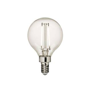 10 Lampadine Decorative G16.5 A Globo 15W – Attacco E12, Bianco, Diametro 5,2 Cm, 120V