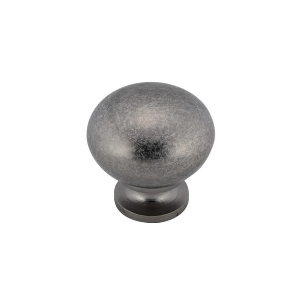 Varennes Collection 1-1/4 in. (32 mm) Vintage Pewter Round Cabinet Knob