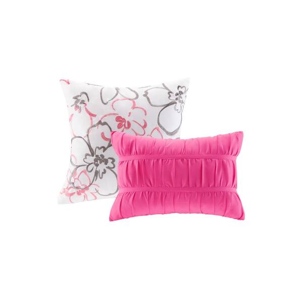 Pink Twin Comforter Set Id10 166, Light Pink Outdoor Throw Pillows