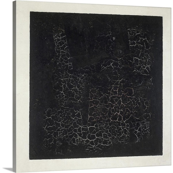 GreatBigCanvas "Black Square, c.1920" by Kazimir Severinovich Malevich Canvas Wall Art