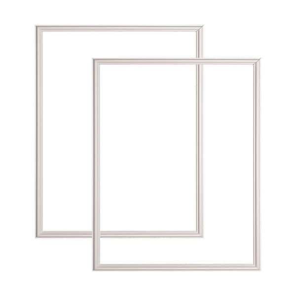 American Pro Decor Trim Fast 9/16 in. D x 23-5/8 in. W x 27-9/16 in. L Primed Polystyrene Picture Frame Corner With Adhesive Back (2-Pack)