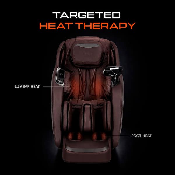 TITAN Pro 8500 MAX Brown Faux Leather Reclining 4D Massage Chair