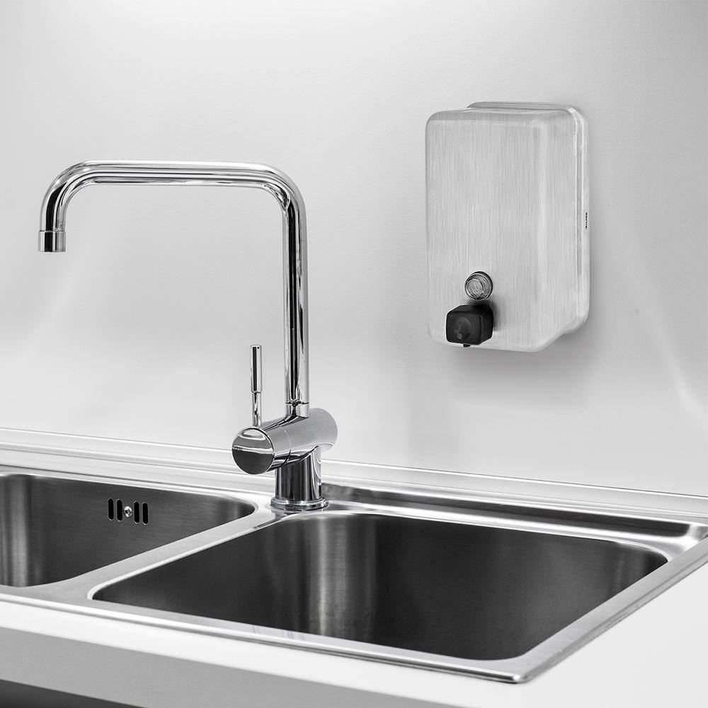 Universal Stainless Steel Wall Mounted Soap Dispenser 1200 mL