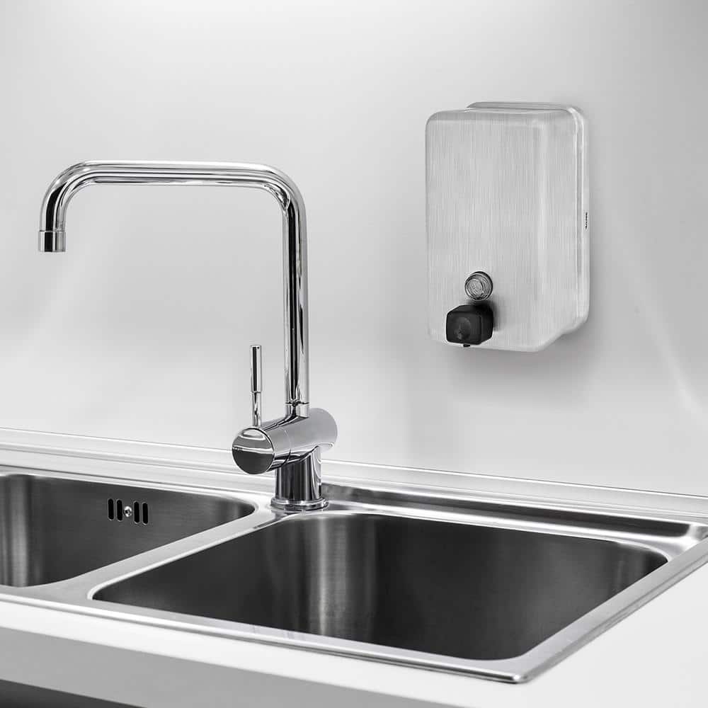 Universal Stainless Steel Wall Mounted Soap Dispenser 1200 mL