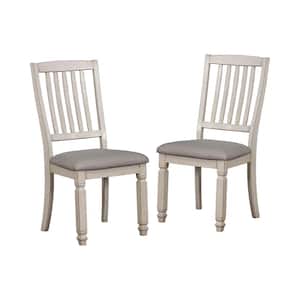 Ely White Cushioned Dining Side Chair (Set of 2)