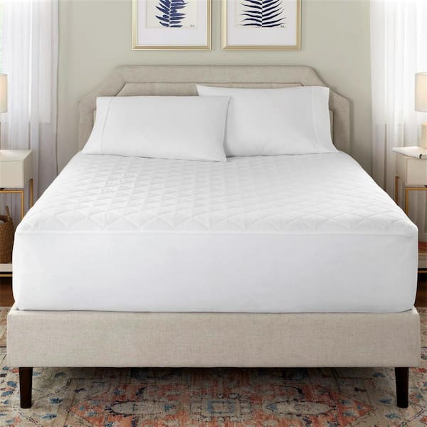Full Mattress Cover Quilted, Fitted & Washable Waterproof Mattress  Protector, Double Mattress Pad Up to 18 Inches
