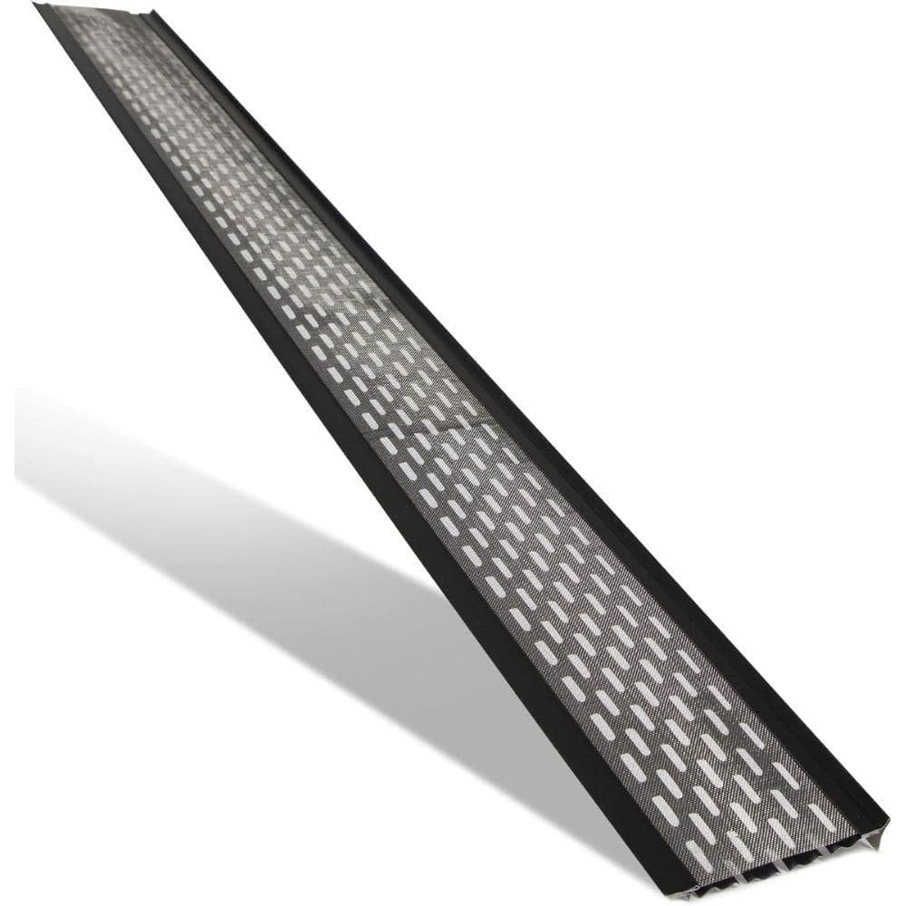 "DIY 6"" Leaf Protection-Sample Stainless Mesh Black Aluminum Gutter Cover, Contractor Grade, USA" price history on PriceWatchPro