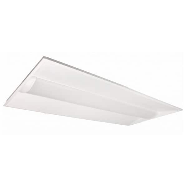 Maxlite 2X4 White/Clear Integrated LED Troffer Light 22W/28W/34W