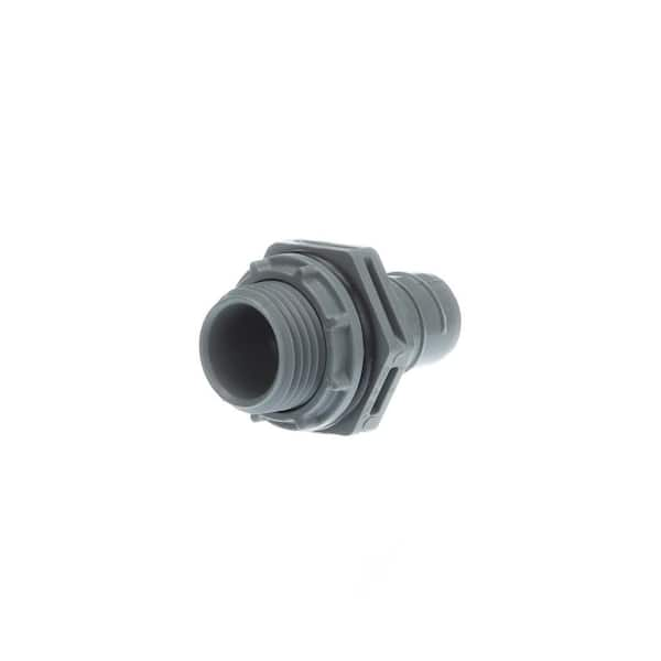 BBTO Liquid Tight Connector 1/2 inch Flexible Non Metallic Electrical Conduit Connector Fitting 90 Degree Electrical PVC Conduit Fit