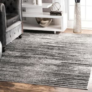 Elsa Faded Gray 8 ft. x 10 ft. Area Rug