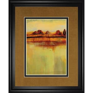 "October Sky I" By George Framed Print Abstract Wall Art 34 in. x 40 in.