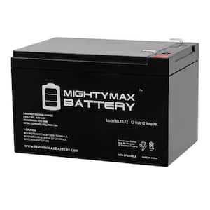 12V 12AH Battery Replacement for Long Way LW-6FM10 + 12V Charger