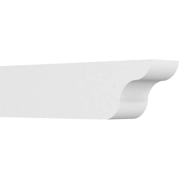 Ekena Millwork 6 in. x 8 in. x 30 in. Standard Carmel Architectural Grade PVC Rafter Tail Brace