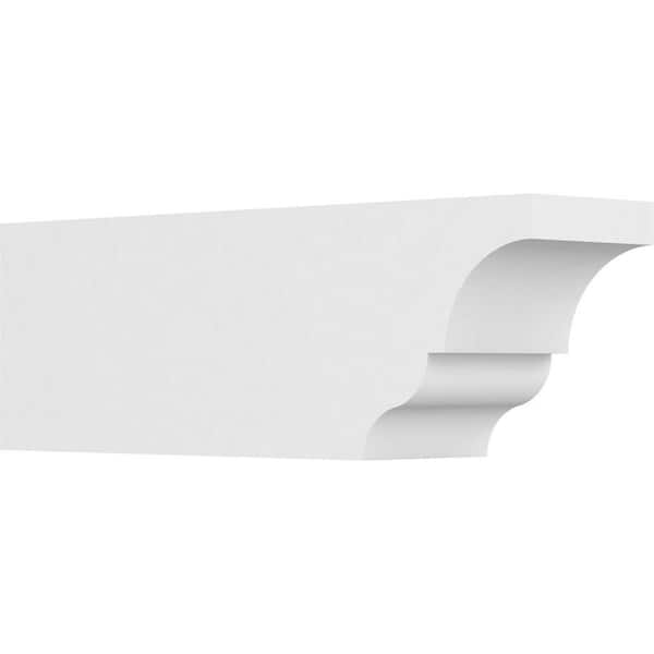 Ekena Millwork 6 in. x 8 in. x 24 in. Asheboro PVC Rafter Tail Brace